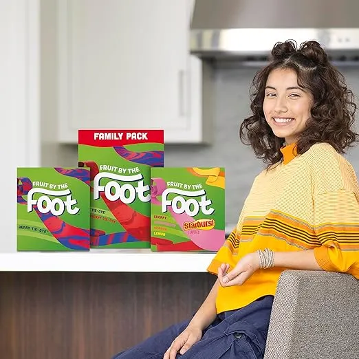 Fruit by the Foot Fruit Flavored Snacks, Variety Pack, Gluten Free, 6 ct (Pack of 12)