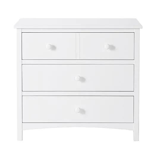 Oxford Baby Universal 3-Drawer Dresser, Snow White, 18.00 Inch L x 37.00 Inch W x 34.00 Inch H, 78 pounds