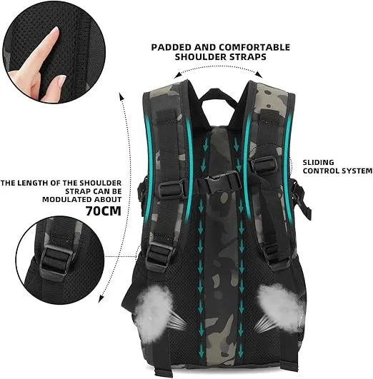 HUNTVP 10L/20L Mini Daypack Military MOLLE Backpack Rucksack Gear Tactical Assault Pack Bag for Hunting Camping Trekking