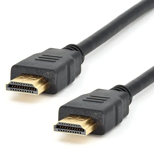 Premium 4K HDMI Cable 2.0 with Ethernet - HDMI 4K Cable 2.0 (4K @ 60Hz) Ready - High Speed 18Gbps - Gold Plated Connectors - ARC - Video 4K Ultra HD 2160p 1080p 3D HDR - HDMI Cable 10 ft/3m