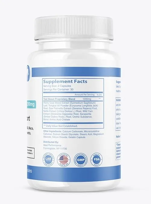 IDEAL PERFORMANCE Zydenafil Pills for Men (60 Capsules)
