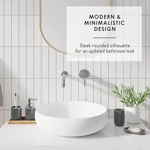 Clara Clark Bathroom Set - Gray Bathroom Accessories Set, Bathroom Sets with Shower Curtain and Rugs, 23PC Shower Curtain Set with Liner, Soap Dispenser, Soap Dish, Toilet Brush Holder, and Trash Can