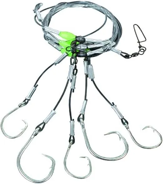 Calcutta Outdoors Deep Drop Rigs - Fishing Water Lure Circle Hook Bait Tackle Gear