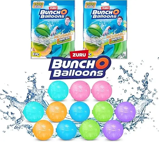 Bunch O Balloons Reusable Water Balloons 12 Pack by ZURU