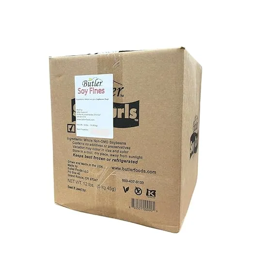 Butler Soy Fines, aka 'Fine Minced Soy Curls', Non-GMO Meat Alternative, 100% Whole Soybeans, High Protein, Gluten-Free, 24 lb
