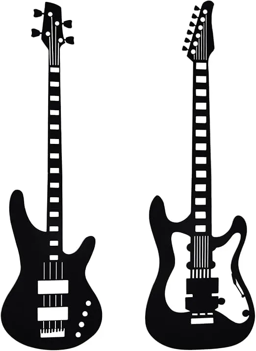 wotieuns Metal Guitar Music Wall Decor music wall art