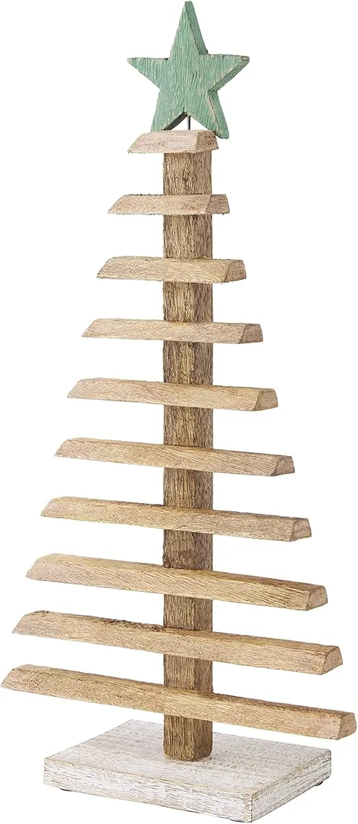 Mud Pie Window Shutter Tree, Medium Table Sitters