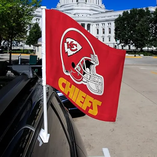 Rico Industries NFL Car Flag Double Sided Car Accessory