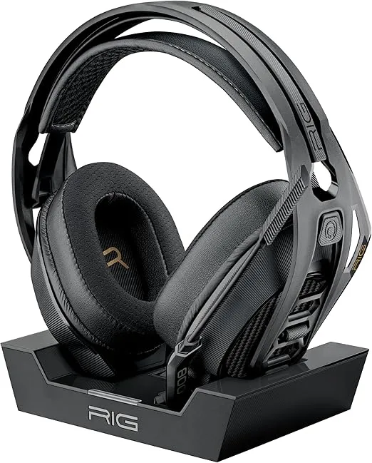 RIG 800 PRO HD Wireless Gaming Headset & Multi-Function Base Station - Compatible with PC, Mac, PS5, PS4 - with Dolby Atmos 3D Audio for Windows 10/11 PCs (NOT Compatible with Xbox)