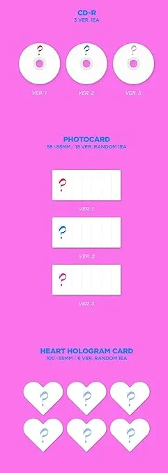 Love Dive Random Cover incl. 96pg Photobook, Photocard + Heart Hologram Card