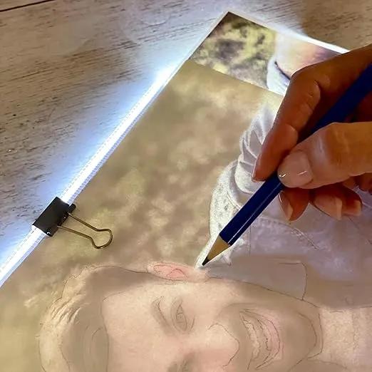 ArtSkills Light Up Tracing Pad - Ultra Thin A4 Dimmable LED Light Box for Tracing and Drawing, Diamond Painting Light Board