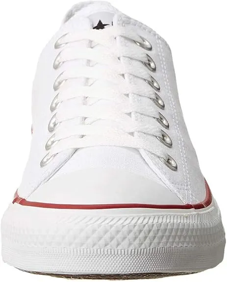 Converse Unisex Chuck Taylor All Star Ox Low Top Classic Optical White Sneakers - 8 Men 10 Women