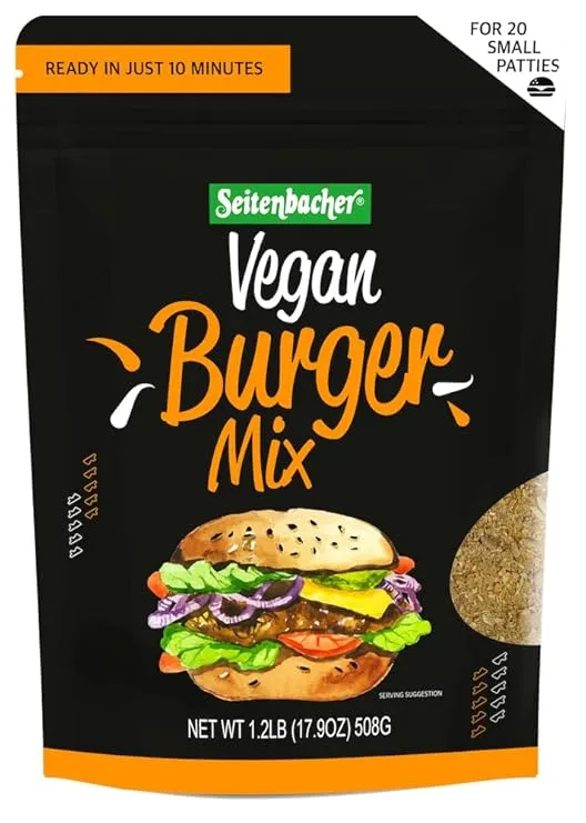 Seitenbacher Vegan Burger Mix, 17.90 Ounce