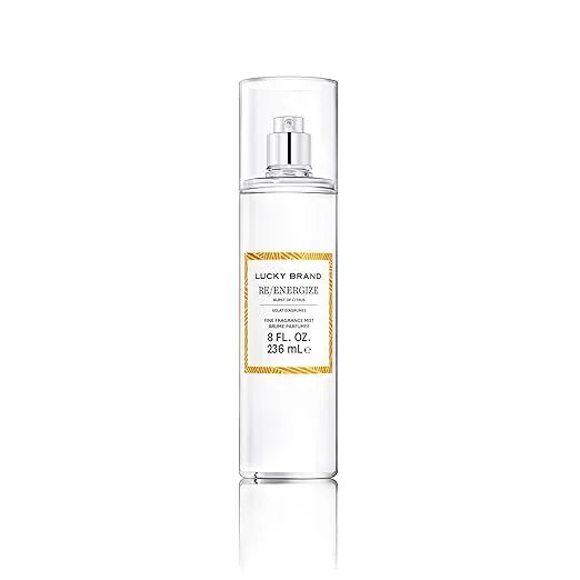 Lucky Brand Re/Energize The New Sustainably-Inspired & Exhilarating Mood-Evoking Unisex Fine Fragrance Mist For Women & Men, 8.0 Fl Oz (Pack of 1)