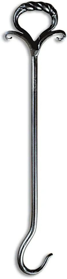 Wrought Iron Damper Pull, Graphite