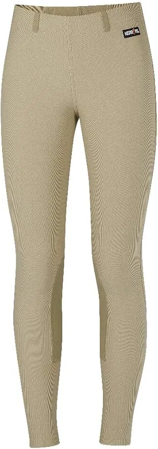 Kerrits Kids Microcord Knee Patch Horse Riding Tights – Durable Equestrian Leggings with Pockets, Great for Lessons & Shows