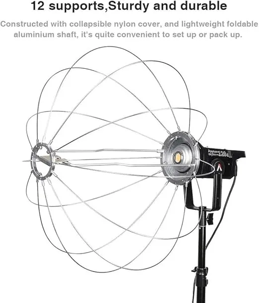 Aputure Lantern Softbox Soft Light Modifier,26inch, Quick-Setup Quick-Folding Aputure Space Light Upgraded for Aputure 300D Mark II 120D 120T 120D Mark II 300X and Other Bowens Mount Light