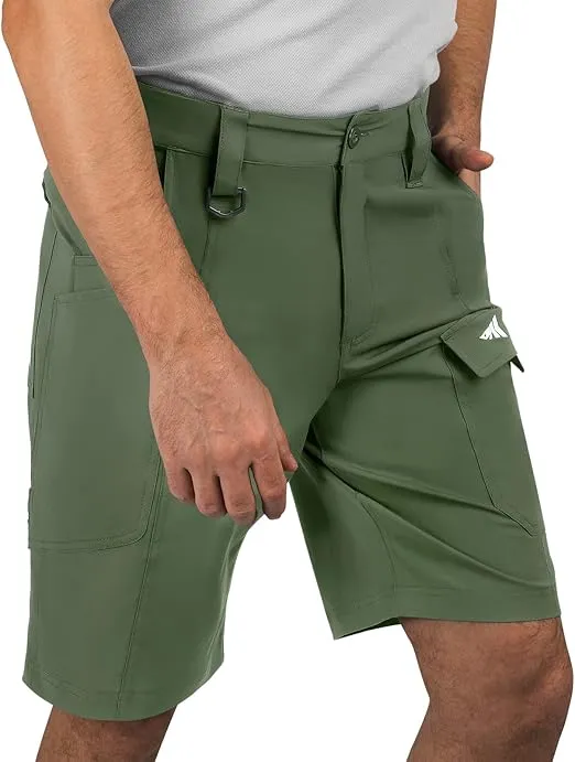 KastKing Rekon Men's Fishing Cargo Shorts, Quick Dry Casual Hiking Shorts for Men, Travel Golf Camping Tactical