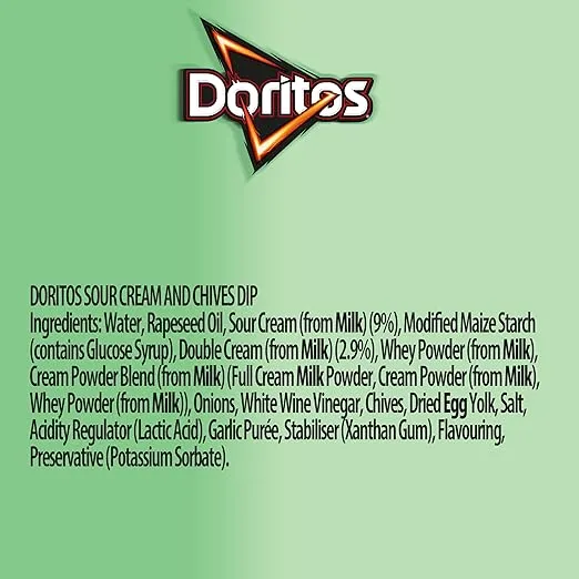 Doritos Sour Cream Chive Dip 300g