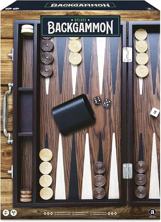Merchant Ambassador Craftsman Deluxe Backgammon Set