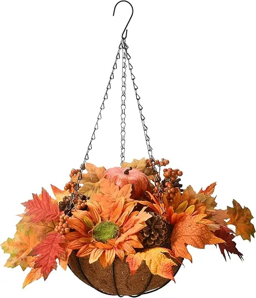 National Tree Company 18" Harvest Hanging Basket