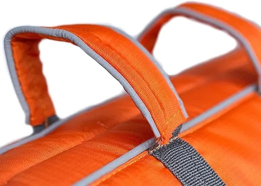 Outward Hound Granby Splash Orange Dog Life Jacket, Large