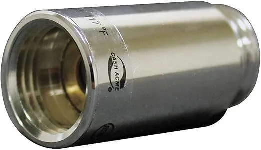 Cash Acme Temperature Actuated Flow Reducer for Shower (TAFR), Chrome Plated, Brass Plumbing Fitting, 24718