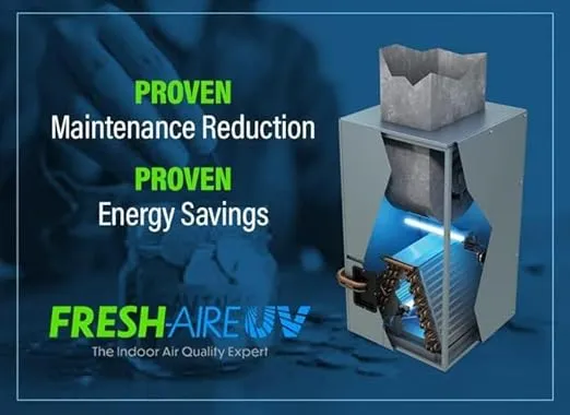 APCO Carbon Cell Matrix HVAC UV Air Purifier with Power Cord, Includes 1-Year UVC Lamp (18-32 VAC Series) # TUV-APCO-ER