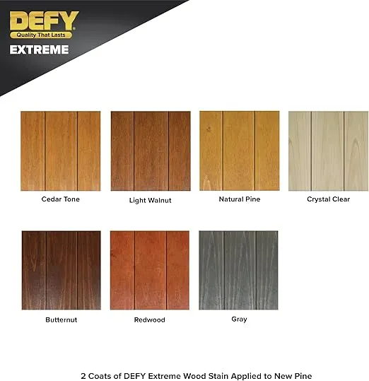Defy Extreme Wood Stain Light Walnut 1-gallon