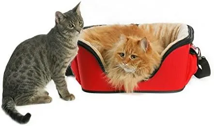 Deluxe Cozy Dog Cat Carrier, Small, Tan, Airline Approved Size