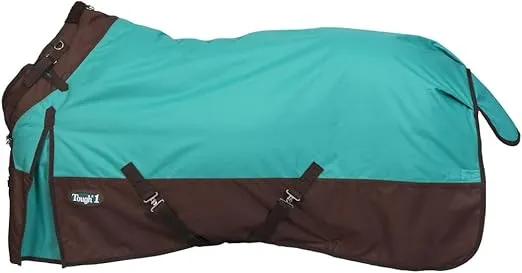 Tough1 1200D Turnout Blanket with Snuggit (300 fill) Turquoise 78"
