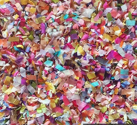 InsideMyNest Wildflowers Confetti for Party Poppers Balloons Biodegradable Multicolored