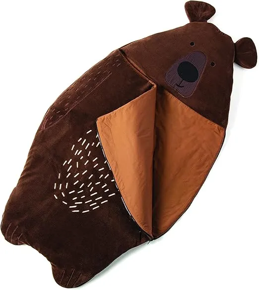 Oh So Fun! Bear Sleeping Bag – Kids’ Sleeping Bags for Ages 3 & Up