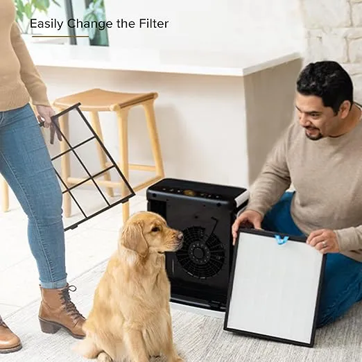 LEVOIT Air Purifiers for Home Large Room Up to 1800 Ft² in 1 Hr with Washable Pre-Filter, Air Quality Monitor, Smart WiFi, HEPA Sleep Mode for Allergies, Pet Hair in Bedroom, Vital 200S-P, White