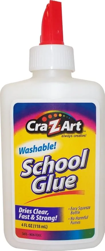 Cra-Z-art Washable School Glue, 4 oz, 1 Bottle (11302)