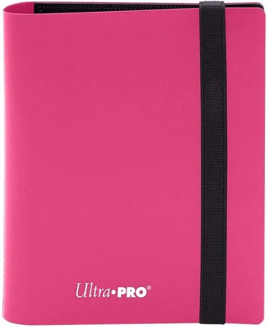 Ultra Pro E-15372 Eclipse 2 Pocket Pro Binder-Hot Pink
