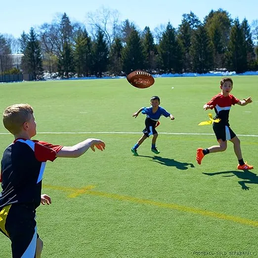 Franklin Sports Flag Football Set - 8 Player Flag Football Belts for Adult + Youth - Adjustable Belts + Field Marker Included - 4 v 4 Set