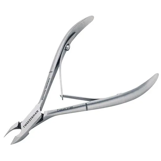Tweezerman Cobalt Stainless Nipper Jaw Box Joint, 1/2 Inch