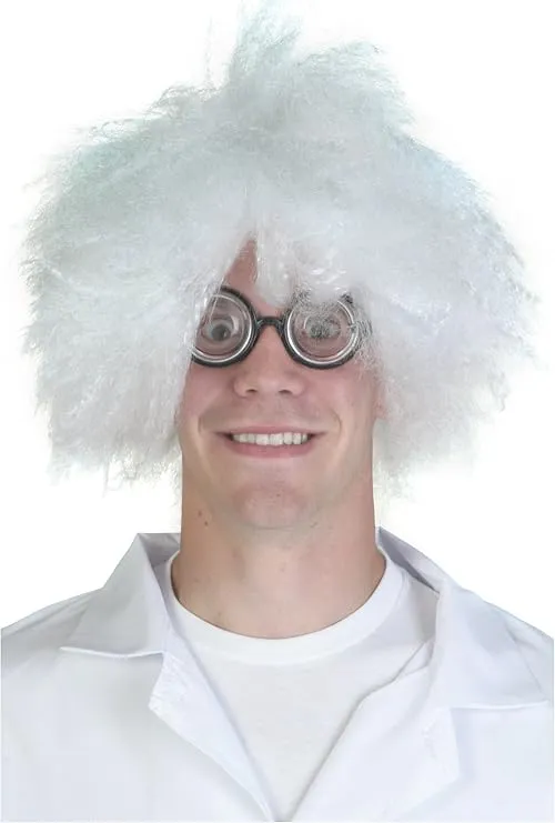 Adult Wacky Fun Dr. Mel Practice Costume Wig