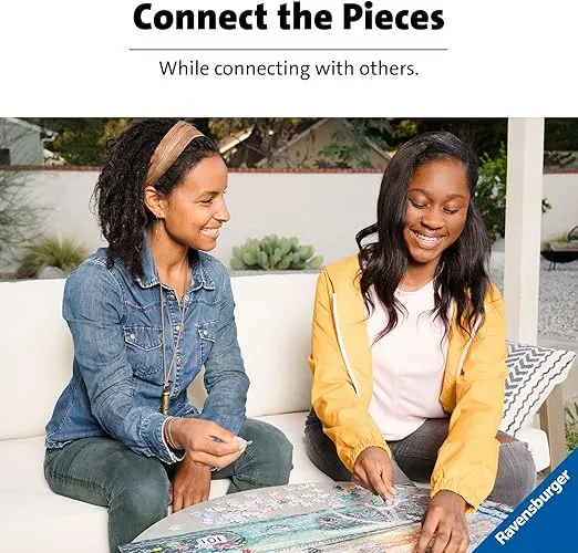 Ravensburger Bizarre Bookshop 2 - 1000 Piece Jigsaw Puzzle for Adults | Unique Piece Design | Softclick Technology for Perfect Fit | Ideal Gift for Puzzle Enthusiasts