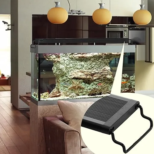 VEVOR Aquarium Light, 14W Full Spectrum Fish Tank Light with 24/7 Natural Mode, Adjustable Timer & 5-Level Brightness, with Aluminum Alloy Shell Extendable Brackets for 12"-18" Freshwater Planted Tank
