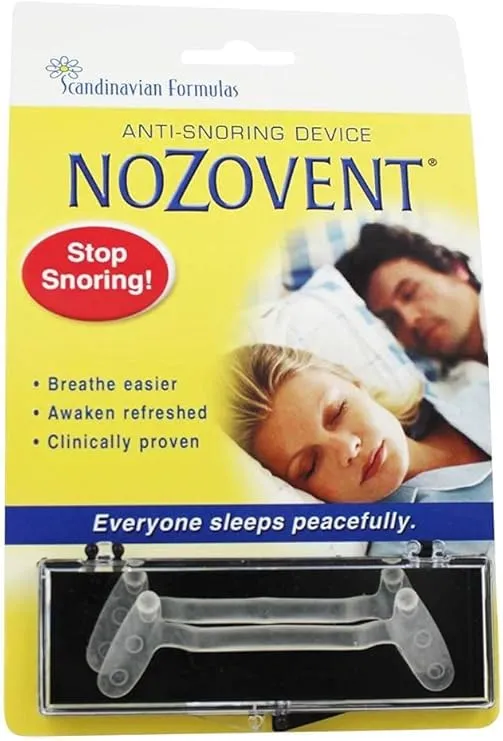 Nozovent Anti-Snoring Device, 2 Count