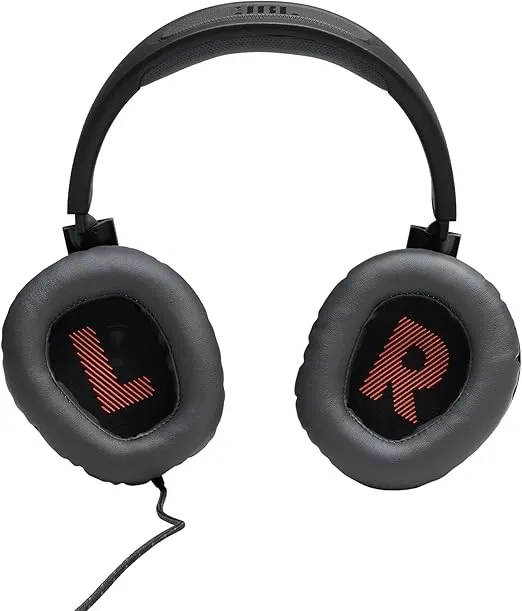 JBL Quantum 100 - Wired Over-Ear Gaming Headphones - Black, Large