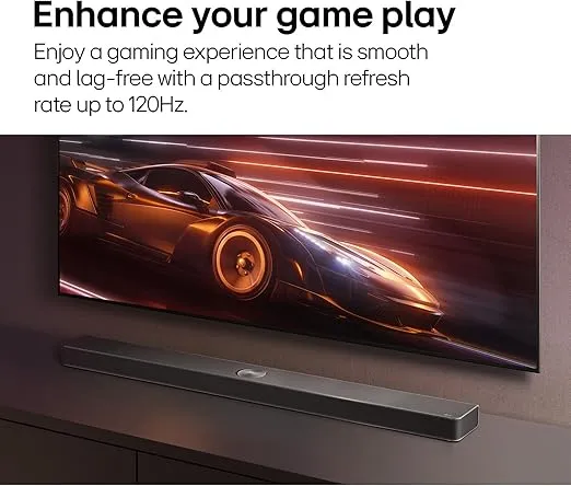 LG S70TY 3.1.1-Channel QNED TV Matching Soundbar, Dolby Atmos, Wow Orchestra, Rear Speaker Ready, Wireless Subwoofer (2024 New Model)