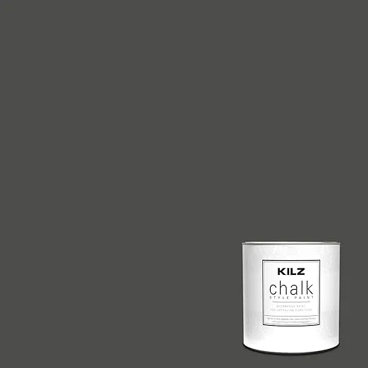 KILZ Chalk Style Paint, Interior, Ultra Flat, Toasted Poppyseed, 1 Quart