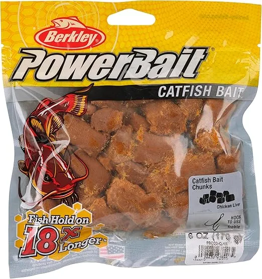 Berkley PowerBait Catfish Bait Chunks Fishing Dough Bait