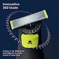Philips Norelco OneBlade 360 Pro Hybrid Electric Shaver & Trimmer, with 12-in-1 Comb, QP6531/70