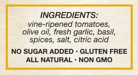 Dell'Amore Premium Marinara Sauce - Sweet Basil & Garlic Recipe - Italian Tomato Pasta Sauce - Family Recipe with Fresh Ingredients - 16oz / 12 pack