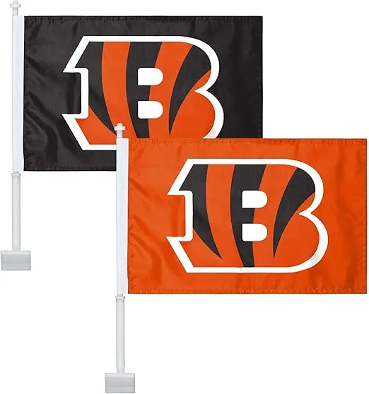 foco NFL 2 Pack Solid Car Flag