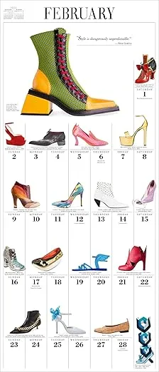 365 Days of Shoes Picture-A-Day® Wall Calendar 2025: An Obsessive Extravaganza